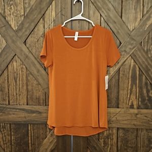 Small LuLaRoe Classic T Burnt Orange